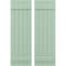 Ekena Millwork Americraft 5-Board, 2 Batten Exterior Real Wood Joined Board-n-Batten Shutters, ARW101BB518X83SGH, PR ARW101BB518X83SGH - alternate 1